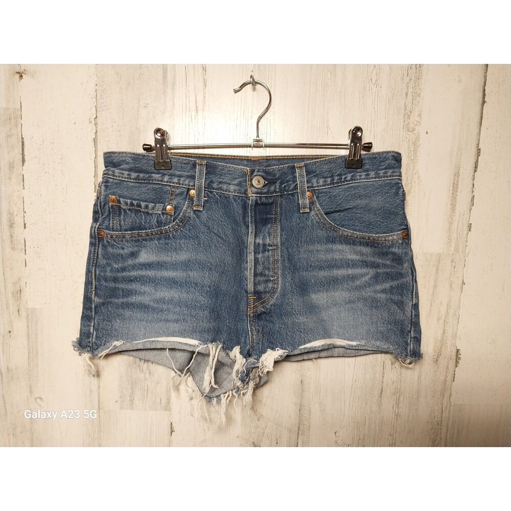Levi's Premium 501 Cutoff Denim Shorts W28